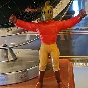 Bend Ems ROCKETEER Bendy PVC Action FIGURE Vintage Disney Movie Just Toys 1991